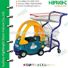 shop mall plastic baby shopping carts HBE-K-4